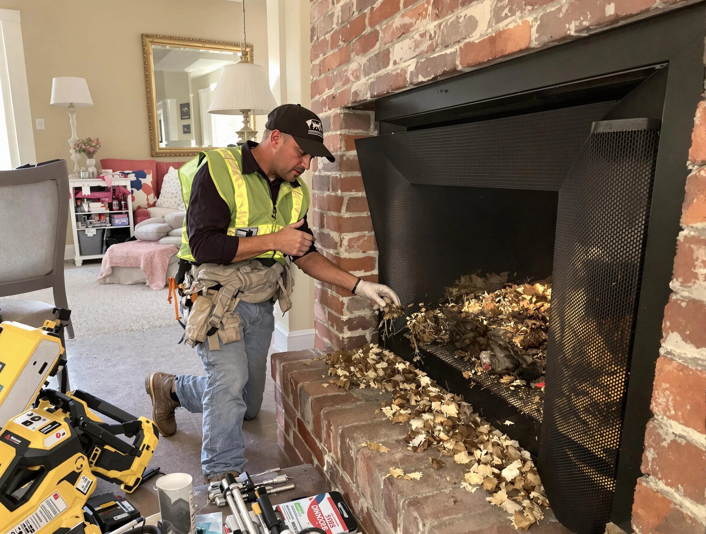 Safe screening installation by Marlborough Chimney Sweep in Marlborough, MA