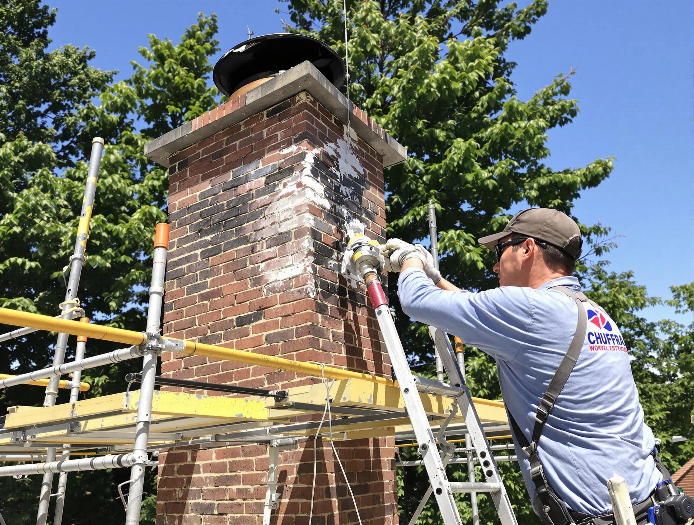 Structural chimney repair by Marlborough Chimney Sweep in Marlborough, MA