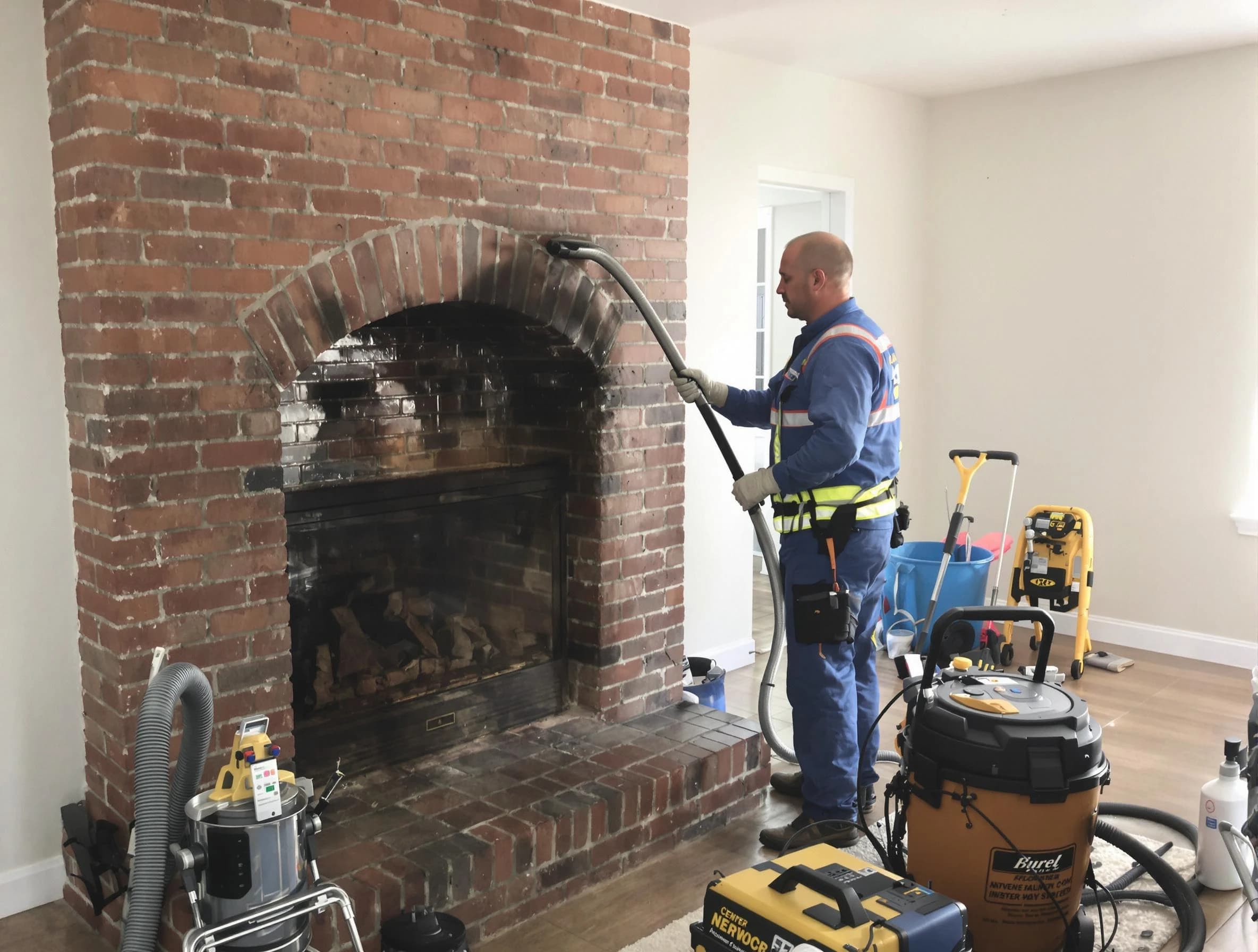 Marlborough Chimney Sweep expert performing detailed chimney sweep in Marlborough, MA